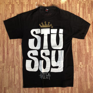 ステューシー(STUSSY)のSTUSSY Tシャツ Mサイズ ブラック(Tシャツ/カットソー(半袖/袖なし))