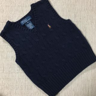 ラルフローレン(Ralph Lauren)の(9M/70㎝)■ラルフローレン/RALPHLAUREN■ネイビーニットベスト(ニット/セーター)