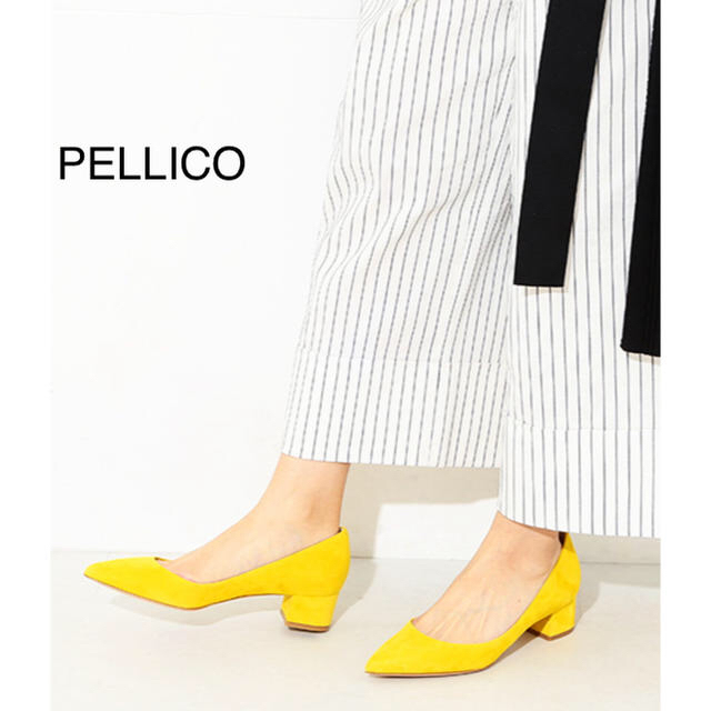 PELLICO(ペリーコ)の美品⭐️定価49680円／PELLICO／ペリーコ チャンキーヒールパンプス レディースの靴/シューズ(ハイヒール/パンプス)の商品写真