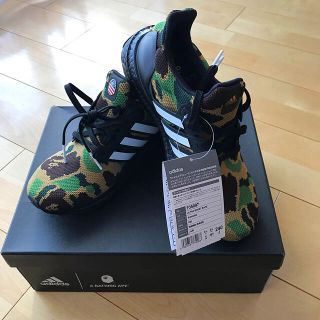 アベイシングエイプ(A BATHING APE)の【新品、送料無料】BAPE x ADIDAS ULTRA BOOST 24cm(スニーカー)