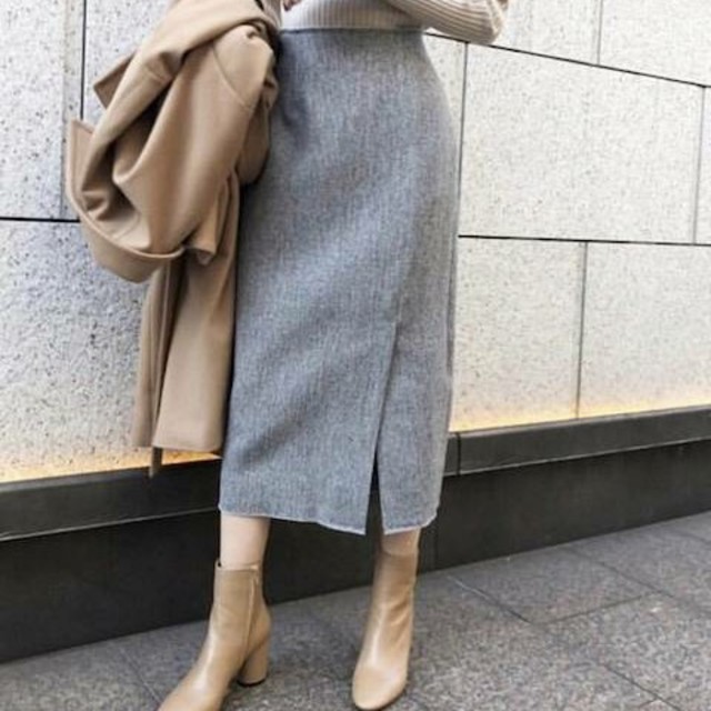 Plage(プラージュ)のたんこ様専用  新品 プラージュ ヘリンボーンタイトスカート  レディースのスカート(ひざ丈スカート)の商品写真