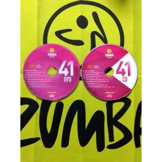 ズンバ(Zumba)のZUMBA　ズンバ　ZIN41　CD & DVD インストラクター専用 (スポーツ/フィットネス)