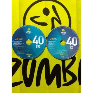 ズンバ(Zumba)のZUMBA　ズンバ　ZIN40　CD & DVD インストラクター専用 (スポーツ/フィットネス)