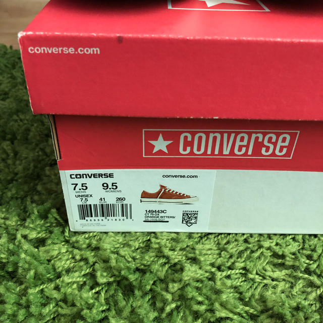 CONVERSE(コンバース)のコンバース チャックテイラー ct70 三ツ星 オレンジスエード 26cm メンズの靴/シューズ(スニーカー)の商品写真