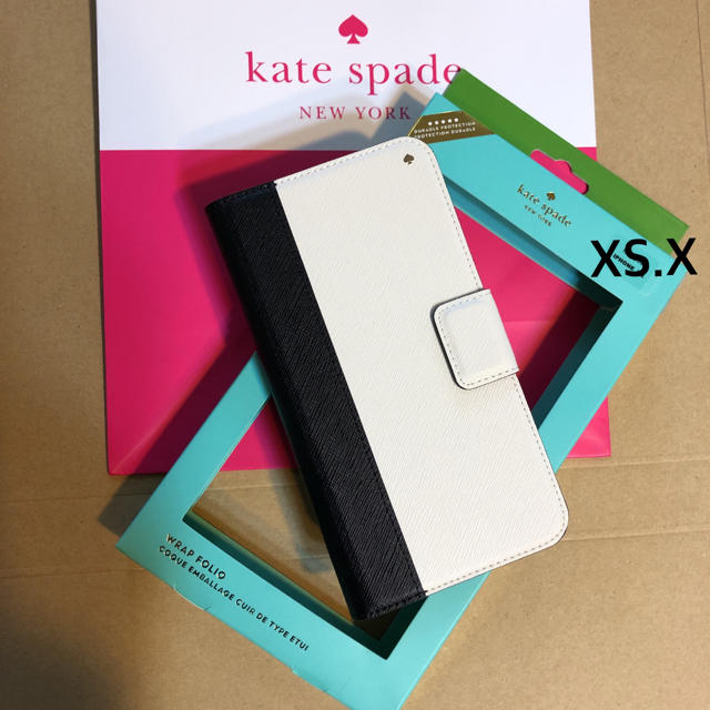 kate spade new york - ケイトスペード iPhone XS X 手帳型 白黒 シンプル カード ケース の通販 by なつみ's shop｜ケイトスペードニューヨークならラクマ