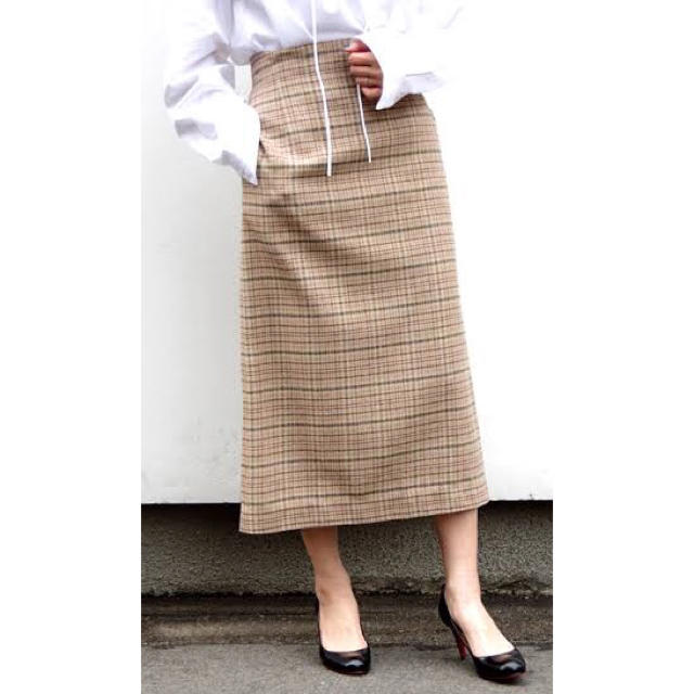 AURALEE   SILK SUMMER TWEED SLIT SKIRT レディースのスカート(ひざ丈スカート)の商品写真