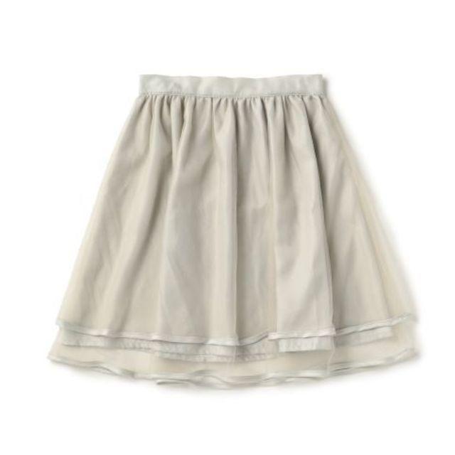 LIZ LISA(リズリサ)のLIZ LISA☆新品♪ふんわりボリューム＊ガーリーオーガンジーフレアスカート レディースのスカート(ひざ丈スカート)の商品写真