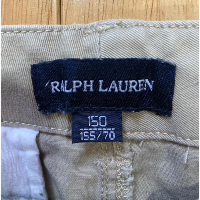 Ralph Lauren(ラルフローレン)の訳あり   ベルト付きチノパン１５０ キッズ/ベビー/マタニティのキッズ服女の子用(90cm~)(パンツ/スパッツ)の商品写真