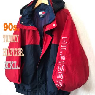 トミーヒルフィガー(TOMMY HILFIGER)のれなさん専用  XXL相当 90s トミーヒルフィガー セーリングジャケット (ナイロンジャケット)