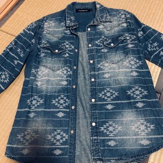 ジャックローズ(JACKROSE)のジャックローズ  5分袖 デニムシャツ(シャツ)