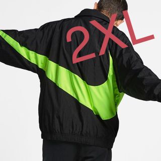 ナイキ(NIKE)の2XL 新品国内正規品NIKE ウーブン フルジップジャケット ネオンNEON (ナイロンジャケット)