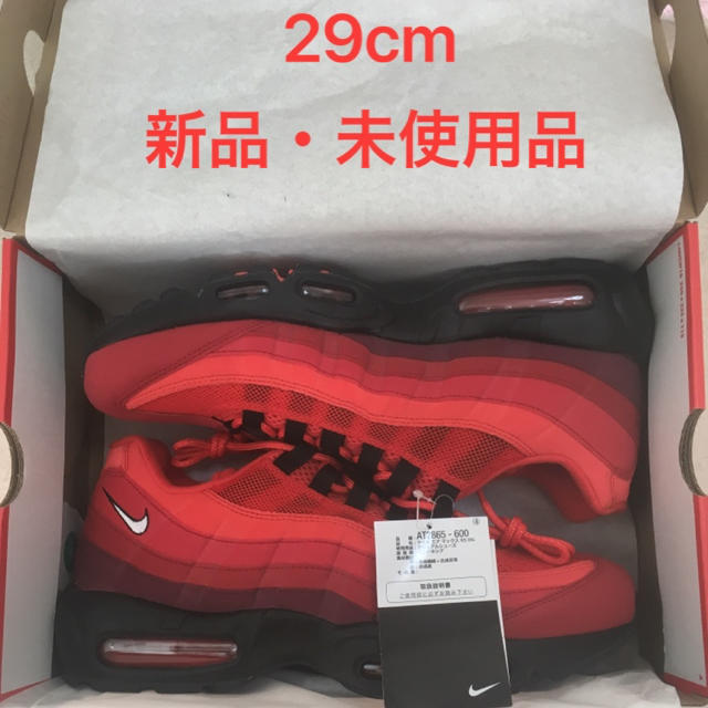 新品・未使用29cm NIKE airmax95 OG ハバネロレッド