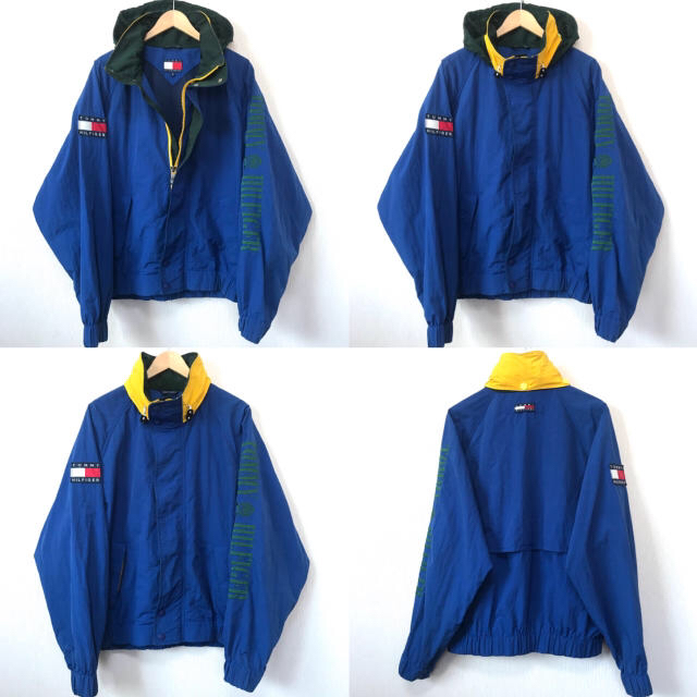 レアカラー ☆ 90s トミーヒルフィガー セーリング ジャケット XL相当