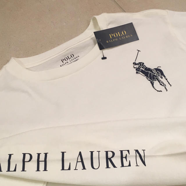 POLO RALPH LAUREN(ポロラルフローレン)の新品タグ付きPOLO RALPH LAUREN ポロラルフローレンロングTシャツ メンズのトップス(Tシャツ/カットソー(七分/長袖))の商品写真