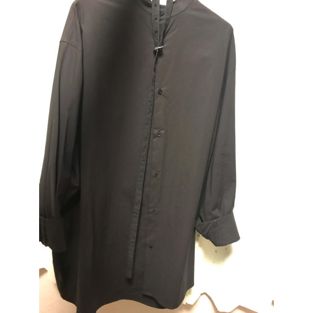 国内配送】 RAF SIMONS - RAFSIMONS 17ss オーバーシャツ 黒 シャツ