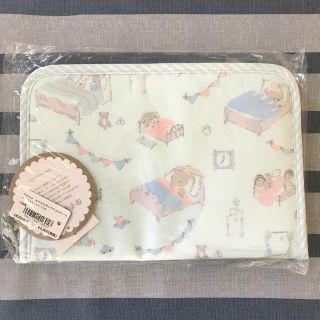 アフタヌーンティー(AfternoonTea)のアフタヌーンティー アニマル柄 母子手帳ケース ブルー 新品(母子手帳ケース)