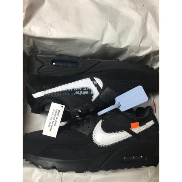 nike air max 90 off-white 27cm靴/シューズ