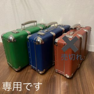 ムジルシリョウヒン(MUJI (無印良品))のMunufactum アタッシュケース紺色(ケース/ボックス)