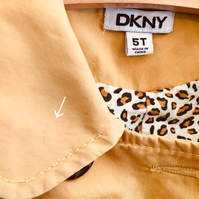 DKNY(ダナキャランニューヨーク)の 5歳 DKNY ダナキャランニューヨーク キッズ 子供 女の子 コート  キッズ/ベビー/マタニティのキッズ服女の子用(90cm~)(コート)の商品写真