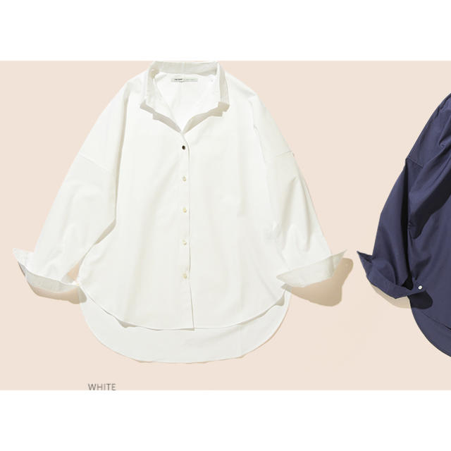 【新品未使用】upper hights 白コットンシャツ