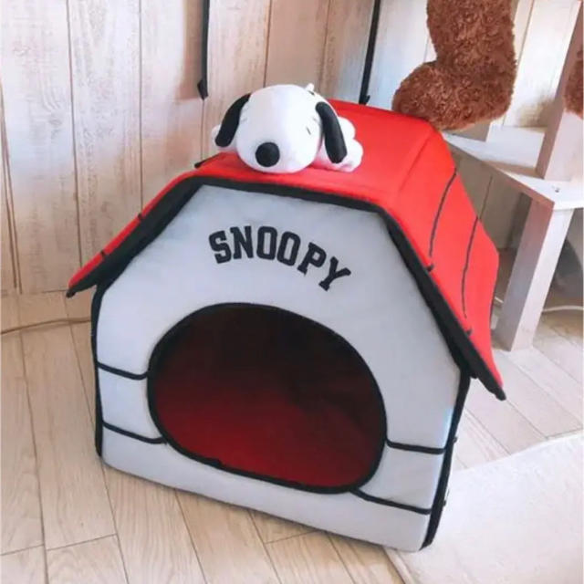 SNOOPY(スヌーピー)のスヌーピー 猫ちゃんベッド その他のペット用品(猫)の商品写真