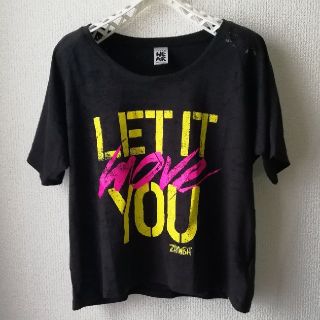 ズンバ(Zumba)の匿名発送 ZUMBA トップス 黒 Mサイズ(Tシャツ(半袖/袖なし))