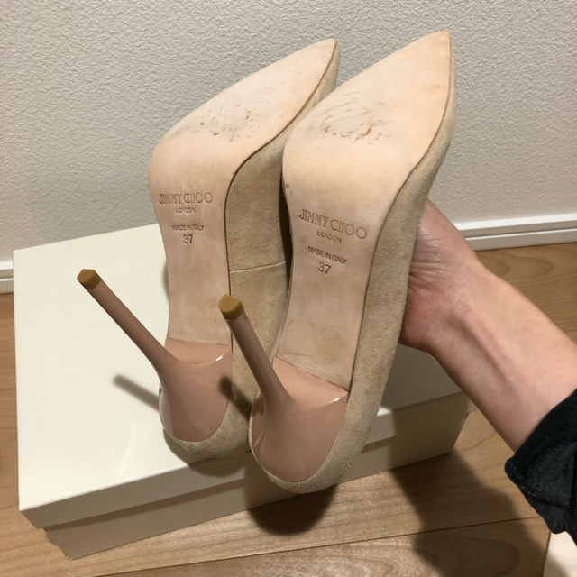 JIMMY CHOO(ジミーチュウ)のnat623様専用🧡 JIMMY CHOO スエードパンプス 2点セット🧡 レディースの靴/シューズ(ハイヒール/パンプス)の商品写真