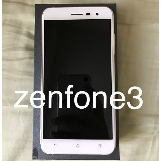 ASUS(エイスース)のZenFone3 simフリー スマホ/家電/カメラのスマートフォン/携帯電話(スマートフォン本体)の商品写真