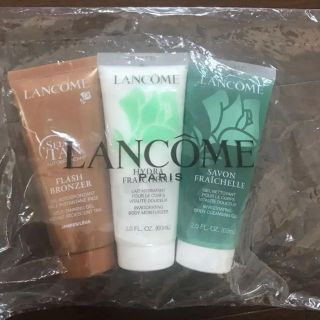 ランコム(LANCOME)のランコム 3点セット セルフタン ボディクレンジングジェル モイスチャライザー(ボディクリーム)