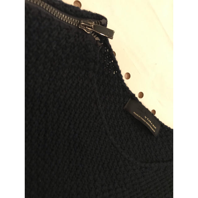 ZARA(ザラ)のZARA MEN BLACKTAG《ショルダージップ セーター》 メンズのトップス(ニット/セーター)の商品写真