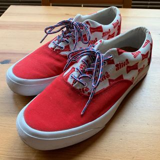 エーライフ(ALIFE)のALIFE × Budweiser デッキシューズ 27センチ(スニーカー)