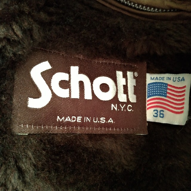 schott(ショット)のShott ショット ライダース 本革レザージャケット 36サイズ メンズのジャケット/アウター(ライダースジャケット)の商品写真