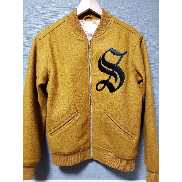 supreme  Old English Zip Varsity Jacket