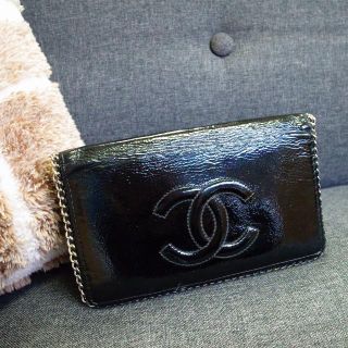 シャネル(CHANEL)の☆正規品☆シャネル　長財布　ラグジュアリーライン　黒　マトラッセ　バッグ　財布(財布)