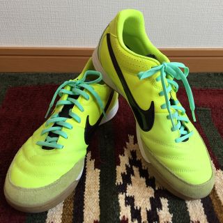 ナイキ(NIKE)のフットサルシューズ  ナイキ  イエロー  美品(シューズ)