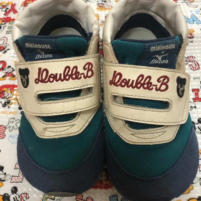 DOUBLE.B(ダブルビー)のダブルビー×ミズノコラボ 15.5センチ キッズ/ベビー/マタニティのキッズ靴/シューズ(15cm~)(スニーカー)の商品写真
