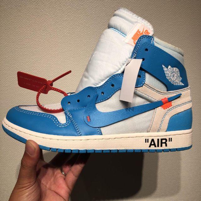 OFF-WHITE - NIKE AIR JORDAN1 OFF WHITE UNC 新品28.5cmの通販 by ひまわり's shop