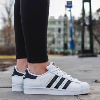 アディダス(adidas)のADIDAS SUPERSTAR C77124 WHT 23.5(スニーカー)