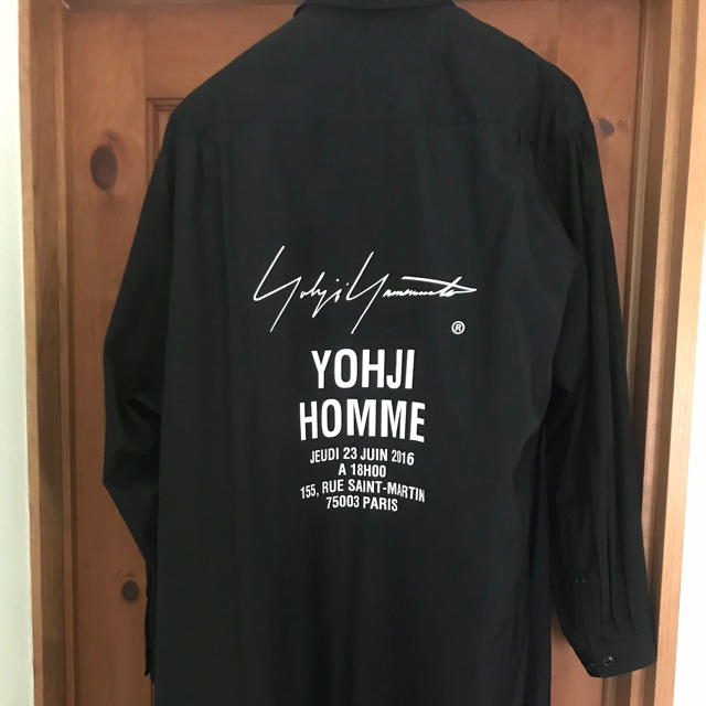 yohji yamamoto スタッフコートシャツ 18ss