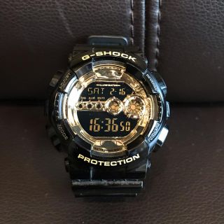 ジーショック(G-SHOCK)の【ノリダーマン様専用】G-SHOCK GD-100GB ブラック×ゴールド(腕時計(デジタル))