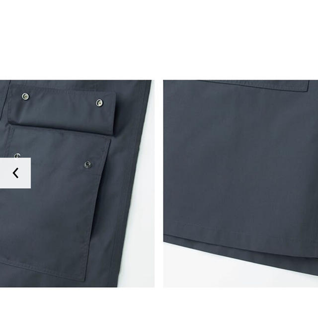 UNIQLO(ユニクロ)のUniqlo U ブロックテックコート グレー ＸＬ 鼠色 ユニクロ 新品未使用 メンズのジャケット/アウター(ステンカラーコート)の商品写真