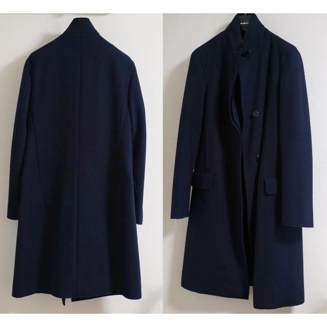 Jil Sander(ジルサンダー)の新品 JIL SANDER チェスターコート 34 定価40万 渋谷西武で購入 レディースのジャケット/アウター(チェスターコート)の商品写真