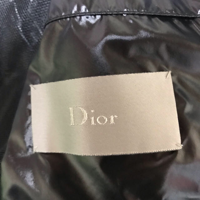 DIOR HOMME(ディオールオム)のディオール ナイロン地 ライダースジャケット M メンズのジャケット/アウター(ライダースジャケット)の商品写真