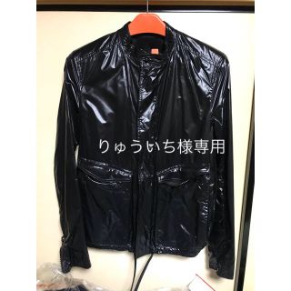 ディオールオム(DIOR HOMME)のディオール ナイロン地 ライダースジャケット M(ライダースジャケット)