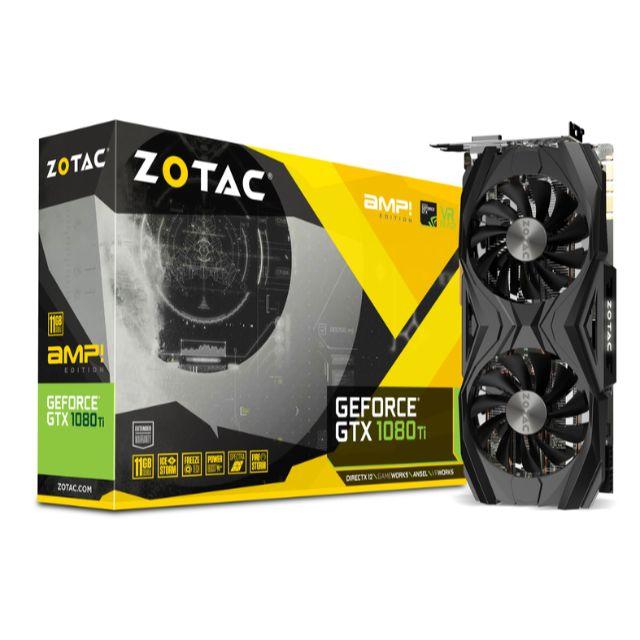 【訳あり】ZOTAC GeForce GTX 1080Ti AMPPC/タブレット