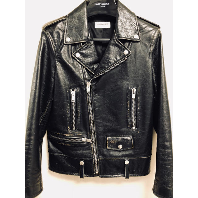 Saint Laurent(サンローラン)の期間限定 saint laurent paris L01 ヴィンテージモデル メンズのジャケット/アウター(ライダースジャケット)の商品写真