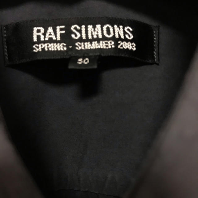 RAF SIMONS - RAFSIMONS 消費者期 カットオフノースリーブシャツの通販