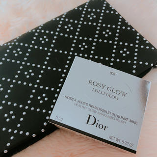 ディオール(Dior)の未使用♡⃛Dior ROSY GROW♡⃛cheekポーチ付き(チーク)