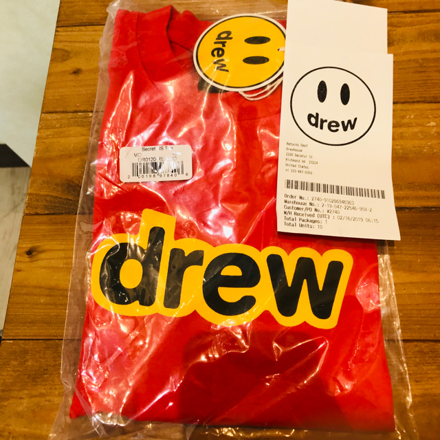 ドリューハウス drew house Tシャツ Lジャスティンビーバー