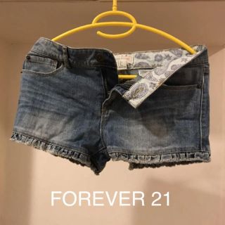 フォーエバートゥエンティーワン(FOREVER 21)のフォーエバー21 デニムショートパンツ キッズ(ショートパンツ)